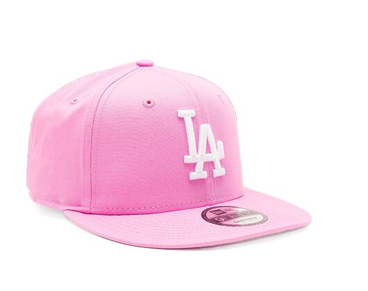 Kšiltovka New Era 9FIFTY MLB League Essential Los Angeles Dodgers Wild Rose Pink / White
