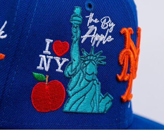 Kšiltovka Adam Wave New Era 59FIFTY MLB Authentic Performance New York Mets Fitted Team Color
