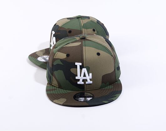 Kšiltovka New Era 9FIFTY MLB Team Camo Los Angeles Dodgers Woodland Camo