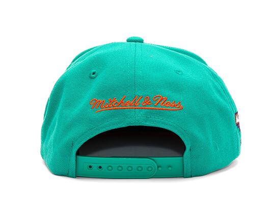 Kšiltovka Mitchell & Ness NBA Desert Green Snapback Miami Heat Teal
