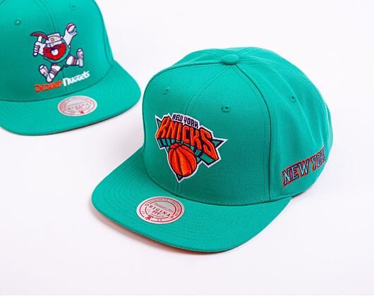 Kšiltovka Mitchell & Ness NBA Desert Green Snapback New York Knicks Teal