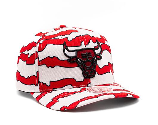 Kšiltovka Mitchell & Ness NBA Krookz Pro Snapback Chicago Bulls White / Red