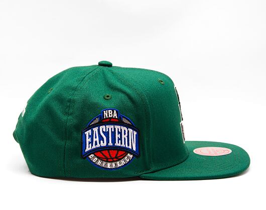 Kšiltovka Mitchell & Ness NBA Conference Patch Snapback Hwc Milwaukee Bucks Green