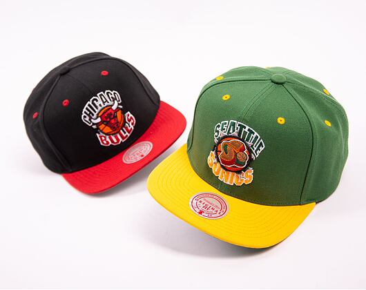 Kšiltovka Mitchell & Ness NBA Breakthrough Snapback Hwc Seattle Supersonics Green