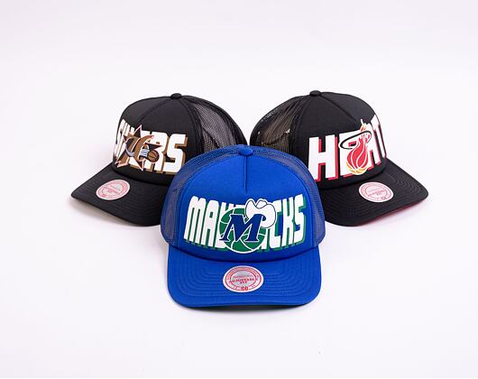 Kšiltovka Mitchell & Ness NBA Billboard Trucker Snapback Hwc Dallas Mavericks Blue