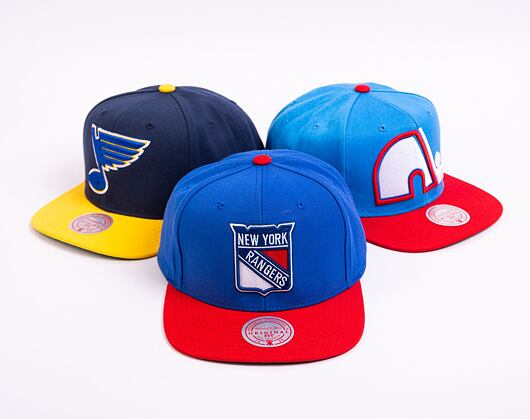 Kšiltovka Mitchell & Ness NHL Team 2 Tone 2.0 Snapback New York Rangers Royal / Red