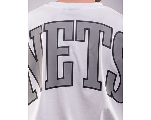 Triko New Era NBA Infill Logo Oversized Tee Brooklyn Nets White / Black