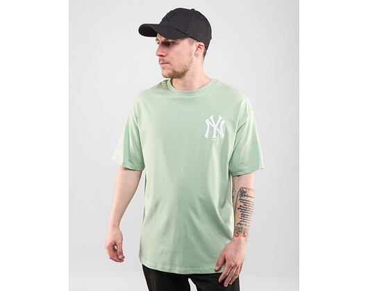 Triko New Era MLB Icecream Oversized Tee New York Yankees Bright Green / Off White