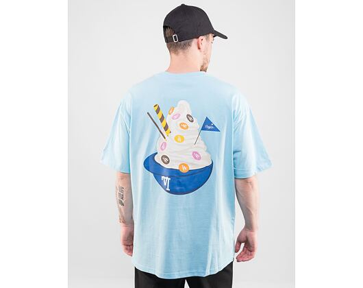 Triko New Era MLB Icecream Graphic Oversized Tee Los Angeles Dodgers Pastel Blue / Off White