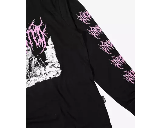 Triko s dlouhým rukávem  Wasted Paris Longsleeve Isolated - Black