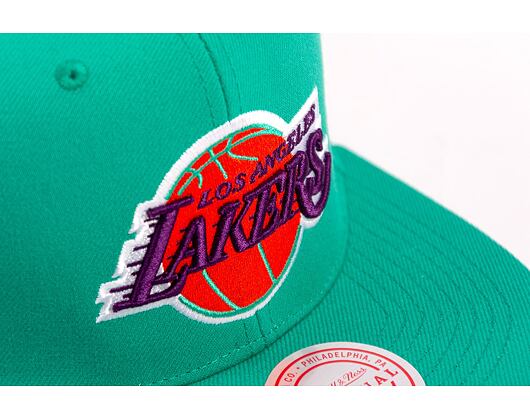 Kšiltovka Mitchell & Ness NBA Desert Green Snapback Los Angeles Lakers Teal