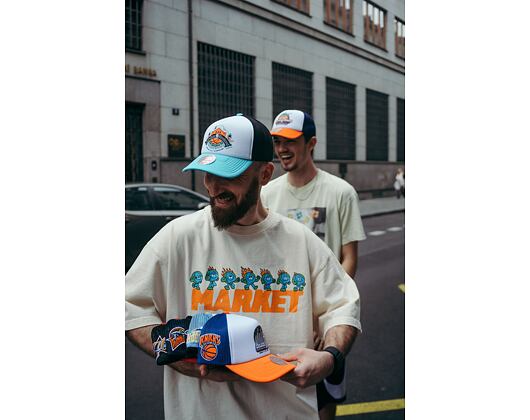 Kšiltovka Mitchell & Ness NBA Party Time Trucker Snapback Hwc New York Knicks White