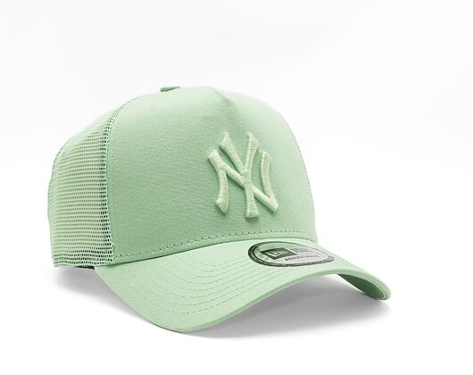 Kšiltovka New Era 9FORTY A-Frame Trucker MLB Tonal Mesh New York Yankees Bright Green
