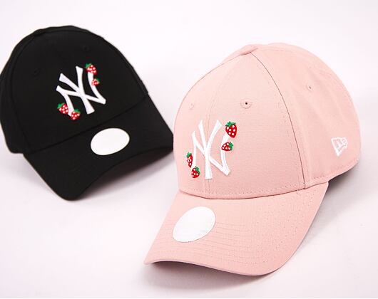 Dámská Kšiltovka New Era 9FORTY Womens MLB Strawberry New York Yankees Pink Rouge / White