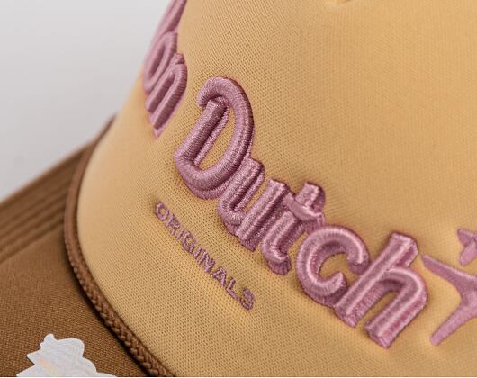 Kšiltovka Von Dutch Trucker Lund Foam Beige/Brown