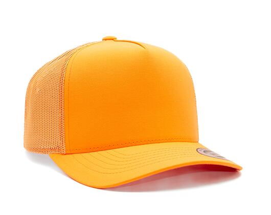 Kšiltovka Yupoong Neon Retro Trucker Neonorange