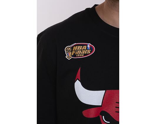 Triko Mitchell & Ness NBA NBA Team Logo Tee Bulls White