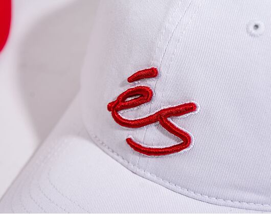 Kšiltovka éS Es Script Dad Hat White