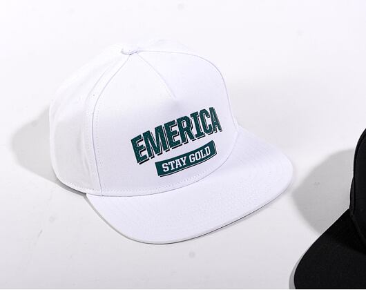 Kšiltovka Emerica Team Stay Gold Snapback White
