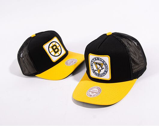 Kšiltovka Mitchell & Ness Nhl Truck It Trucker Vntg Bruins Black