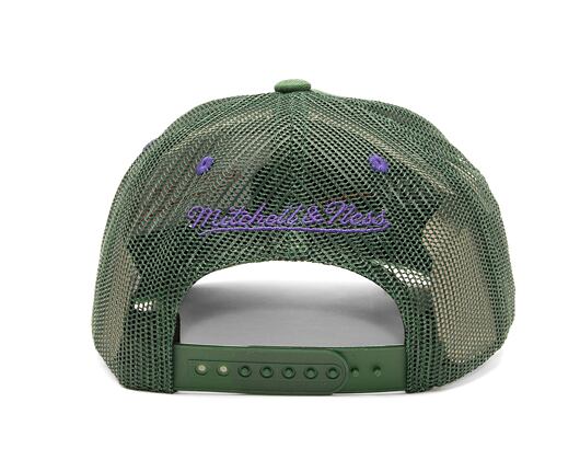 Kšiltovka Mitchell & Ness NBA Team Seal Trucker HWC Bucks Green