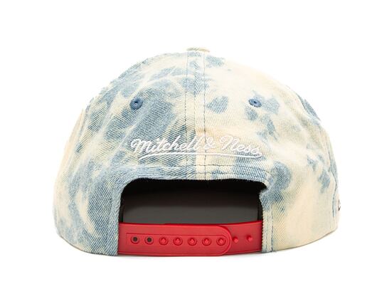 Kšiltovka Mitchell & Ness NBA Acid Wash Snapback Bulls Blue