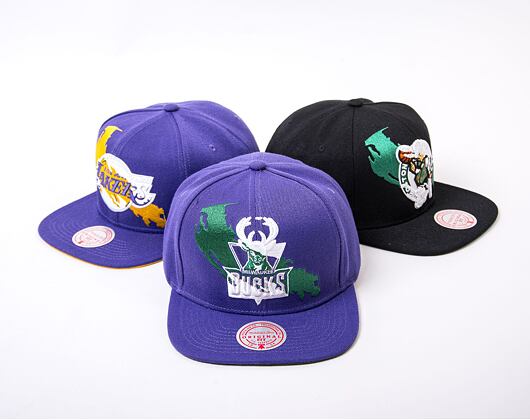Kšiltovka Mitchell & Ness NBA Paint By Number Snapback HWC Bucks Purple