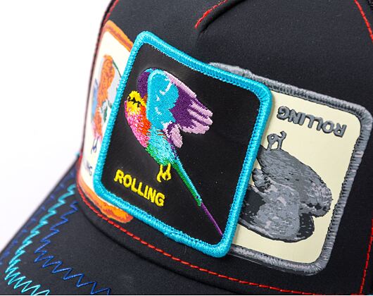 Kšiltovka Goorin - 'Drip Pack' - RrollinG - Black / Turquoise