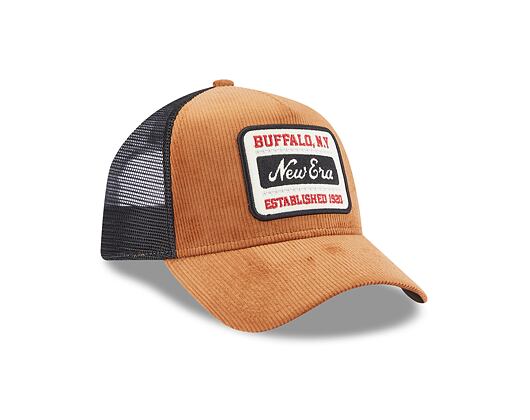 Kšiltovka New Era 9FORTY A-Frame Trucker Cord Trucker Toasted Peanut / Black