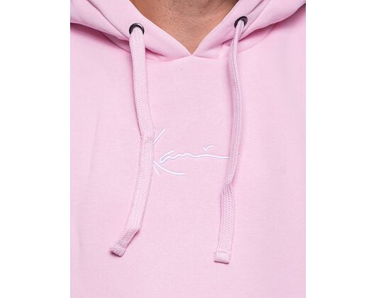 Mikina Karl Kani Small Signature Essential Hoodie light rose
