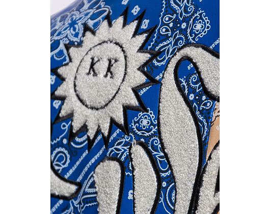 Bunda Karl Kani Retro Patch Paisley Block College sand/blue/off white