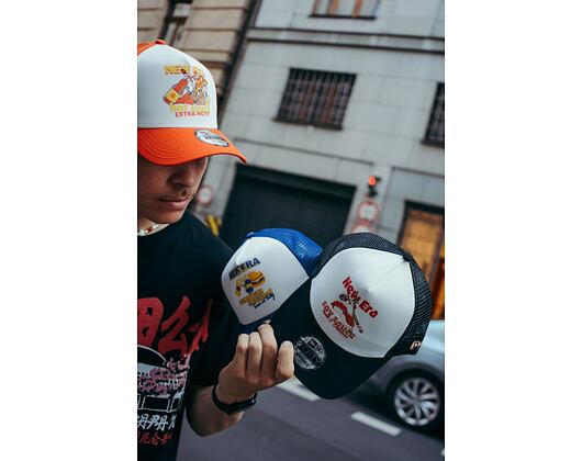 Kšiltovka New Era 9FORTY A-Frame Trucker Food White / Burnt Orange