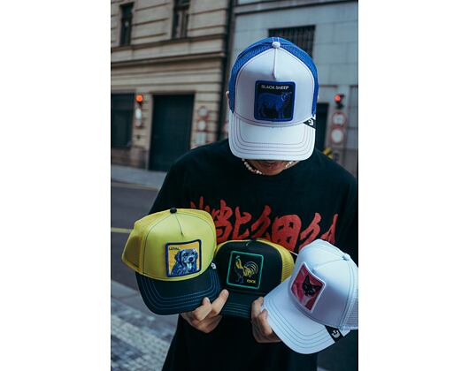 Kšiltovka Goorin - 'Acid Trip Pack' - Sheep Trip - White / Blue