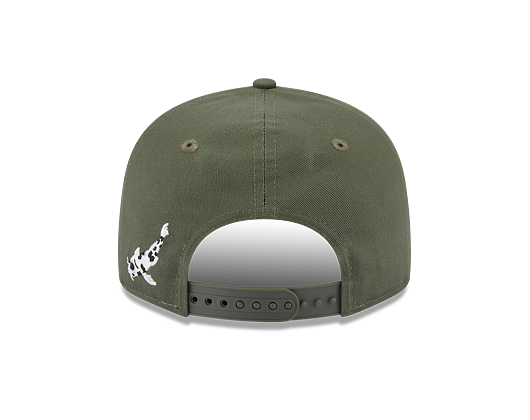 Kšiltovka New Era 9FIFTY MLB Koi Fish Los Angeles Dodgers New Olive / Optic White