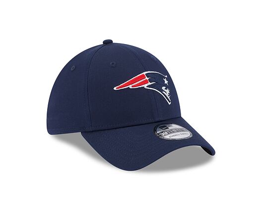 Kšiltovka New Era 39THIRTY NFL Comfort New England Patriots Oceanside Blue / Front Door Red