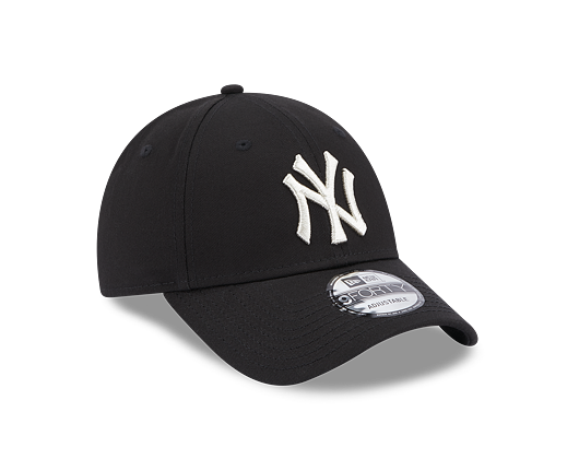Dámská Kšiltovka New Era 9FORTY Womens MLB Metallic Logo New York Yankees Black / Metallic Silver