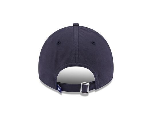 Kšiltovka New Era 9TWENTY MLB Team Script Los Angeles Dodgers Dark Royal / Optic White