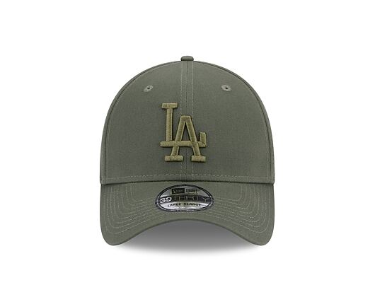 Kšiltovka New Era 39THIRTY MLB League Essential Los Angeles Dodgers New Olive