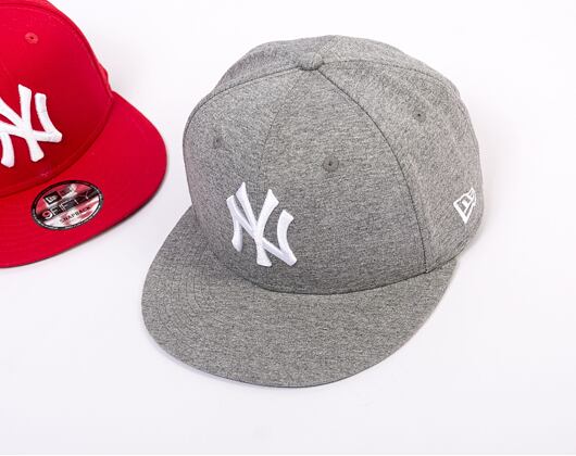 Kšiltovka New Era 9FIFTY MLB Jersey New York Yankees Snapback Heather Graphite/Optic White
