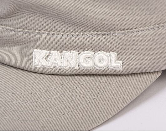 Kšiltovka Kangol Cotton Twill Army Cap Silver