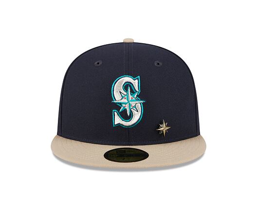 Kšiltovka New Era 59FIFTY MLB "Varsity Pin & Sidepatch" Seattle Mariners