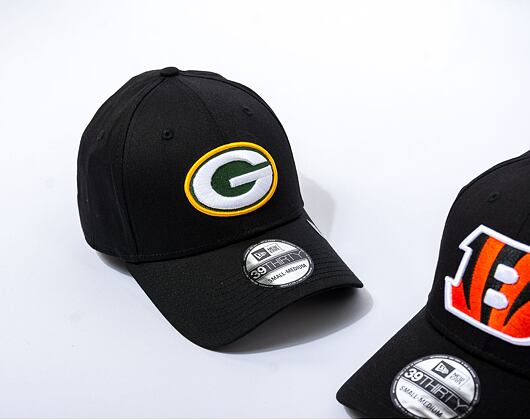 Kšiltovka New Era 39THIRTY NFL Comfort Green Bay Packers Black / Dark Green