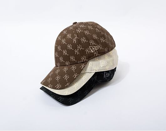 Kšiltovka New Era 9FORTY MLB Monogram New York Yankees Walnut