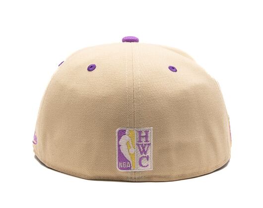 Kšiltovka Mitchell & Ness NBA Los Angeles Lakers Hop On Fitted off white