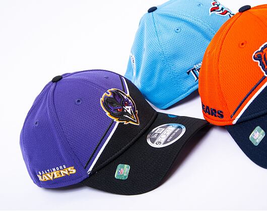 Kšiltovka New Era 9FORTY Stretch-Snap NFL Sideline 23 Baltimore Ravens Team Colors