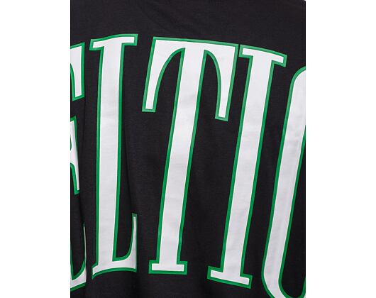 Triko New Era NBA Arch WordMark Oversized Tee Boston Celtics Black / Kelly Green