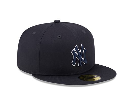 Kšiltovka New Era 59FIFTY MLB Team Outline 5 New York Yankees Navy / White