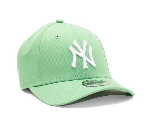 Dětská Kšiltovka New Era 9FORTY Kids MLB League Essential New York Yankees Tropical Green / White