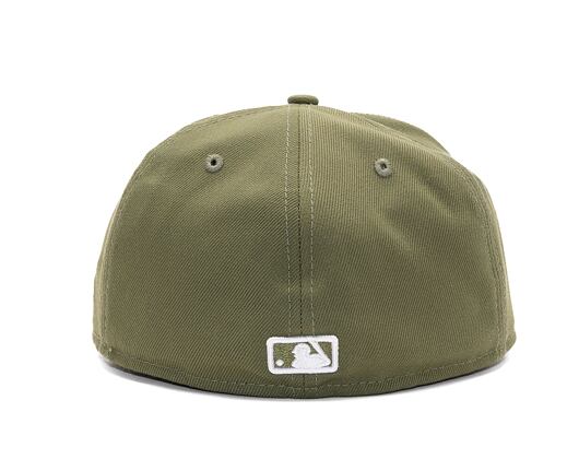 Kšiltovka New Era - MLB Essential 59FIFTY - NY Yankees - New Olive / White
