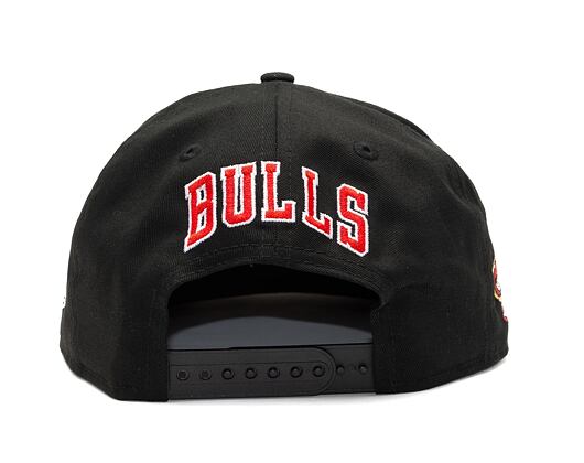 Kšiltovka New Era 9FIFTY NBA Patch Chicago Bulls Black / Red